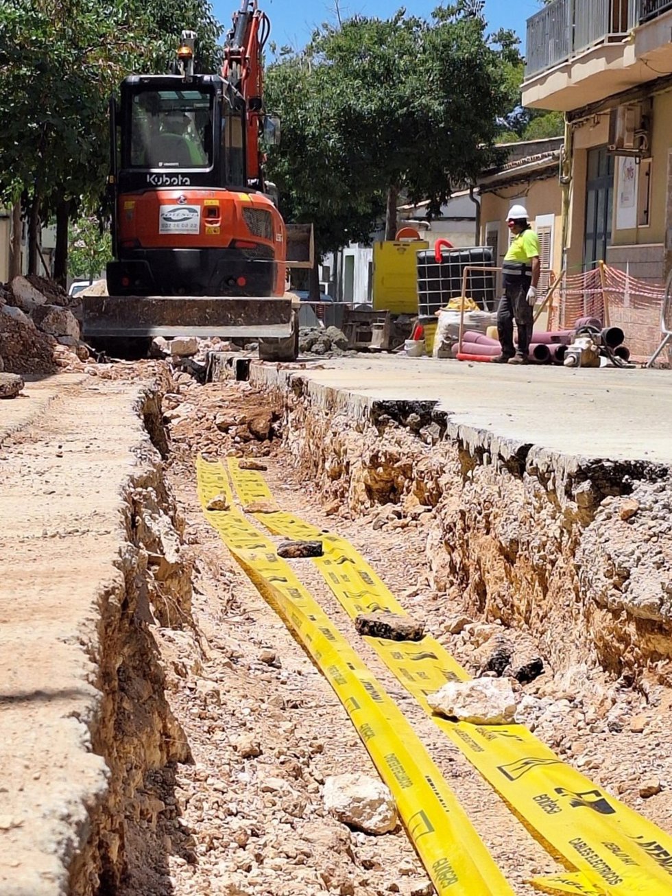 Obras de mejora en la red de Porto Cristo
