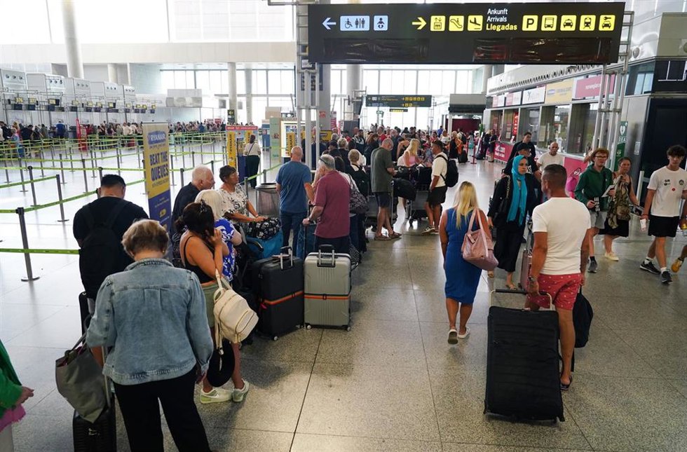 Archivo - Imágenes Aeropuerto de Málaga-Costa del Sol tras las incidencias del día de hoy por problemas informáticos, a 19 de julio de 2024, en Málaga, Andalucía (España).