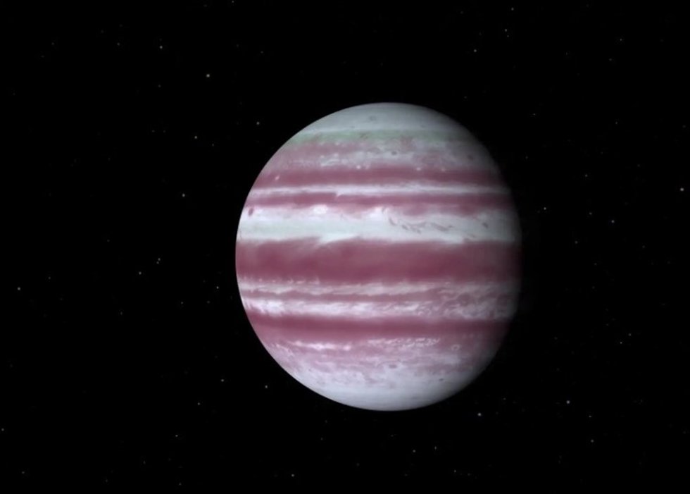 Representación artística de TOI-7009 b, detectado en el límite del desierto de los Neptunos.