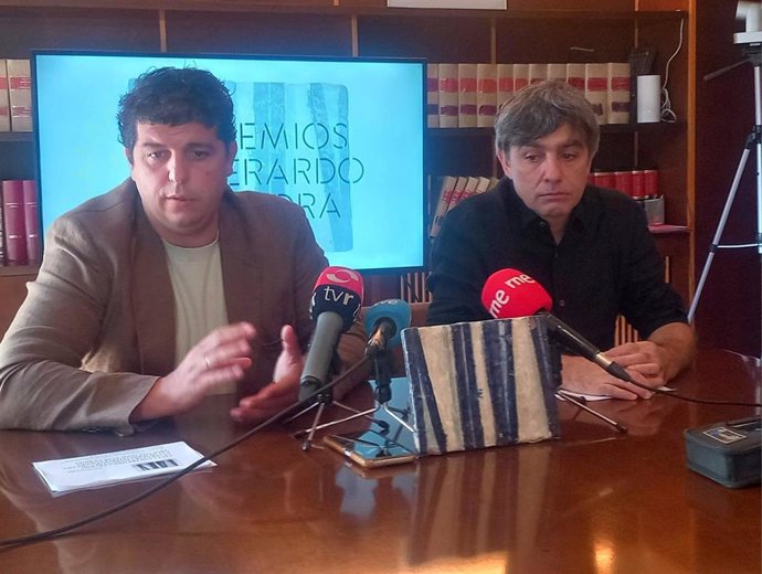 Los directores de los premios, los arquitectos, Martín Saéz y Mario Galiana.