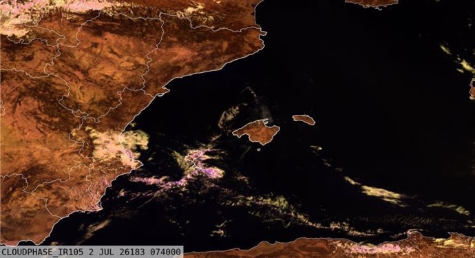 Imagen satélite de la Comunitat