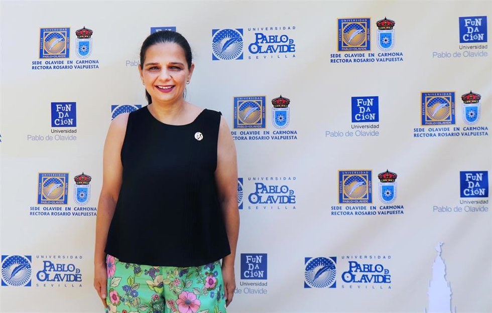 Concepción Martín, una de las directoras del curso 'Orientaciones y herramientas para la traducción profesional' que se celebra en la Pablo de Olavide en Carmona.