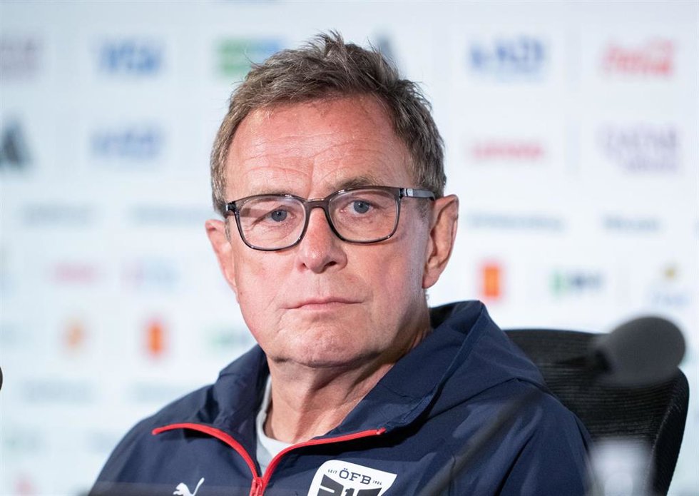 El seleccionador austriaco Ralf Rangnick durante la rueda de prensa previa al duelo de dieciseisavos de final del Mundial 2026 ante España.