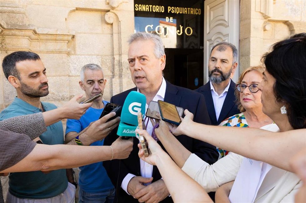 El conselleiro de Sanidade, Antonio Gómez Caamaño.