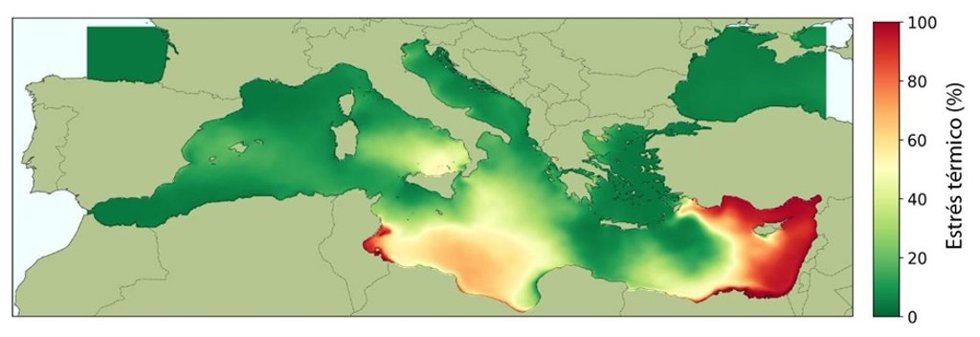 Mapa de estrés térmico