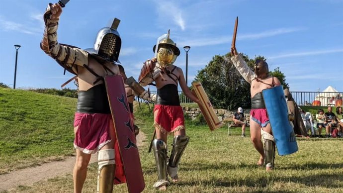 Recreación histórica en La Olmeda.