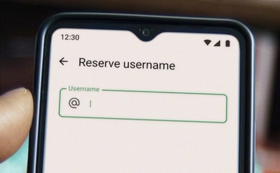 Imagen de la reserva de nombre de usuario