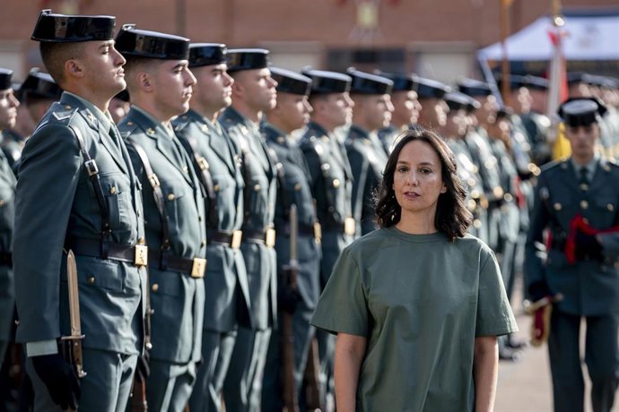 Archivo - La directora general de la Guardia Civil, Mercedes González, preside la entrega de diplomas de la 170ª promoción de Guardias Jóvenes de Valdemoro