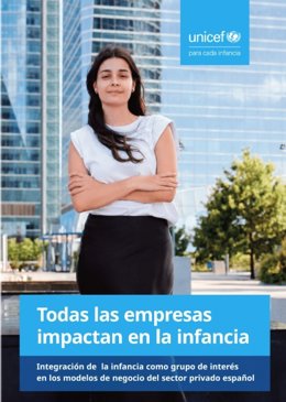 Portada del estudio de UNICEF 'Todas las empresas impactan en la infancia'