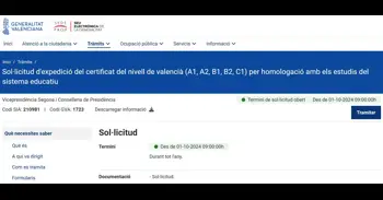 La Generalitat expedix 9.672 certificats de valencià a través d'Itaca en el primer dia del procediment d'enguany