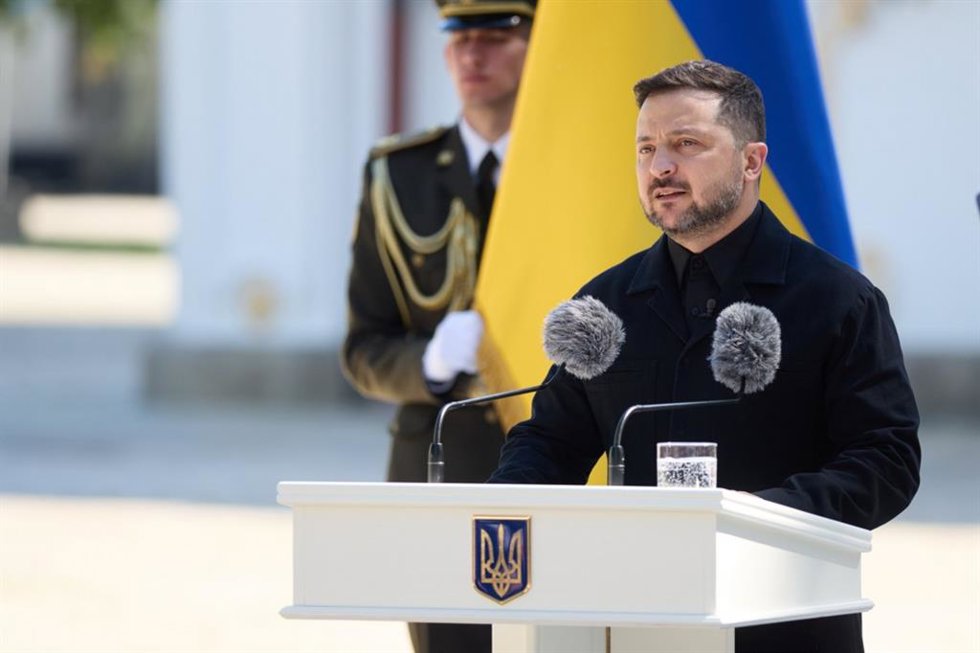 Volodimir Zelenski, presidente de Ucrania.