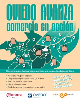 La Cámara de Comercio y el Ayuntamiento de Oviedo impulsan un programa de asesoramiento personalizado para fortalecer el comercio de barrio
