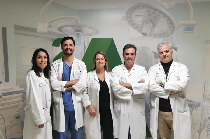 Profesionales del Hopital del Valme en Sevilla