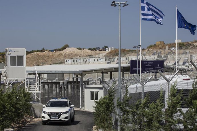 Archivo - Imagen de archivo de un centro de refugiados en Grecia.