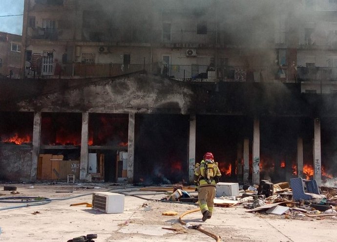 Imatge de l'incendi