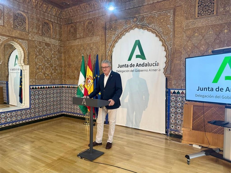 El delegado territorial de Salud y Consumo de la Junta de Andalucía en Almería, Juan de la Cruz Belmonte.