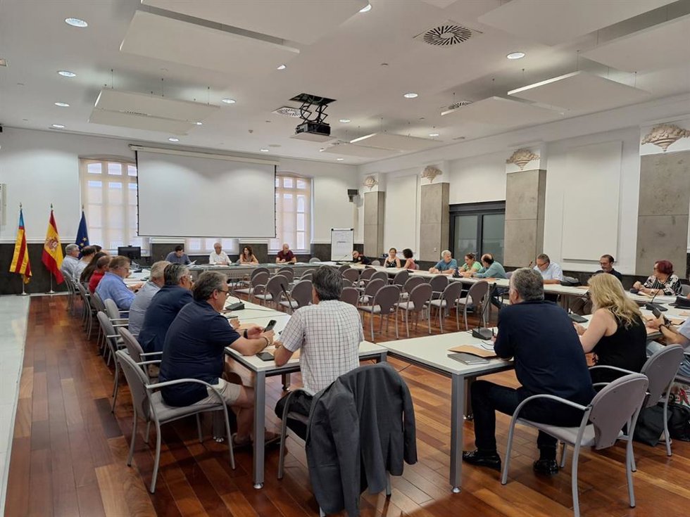 Imagen de la reunión del bando fallero