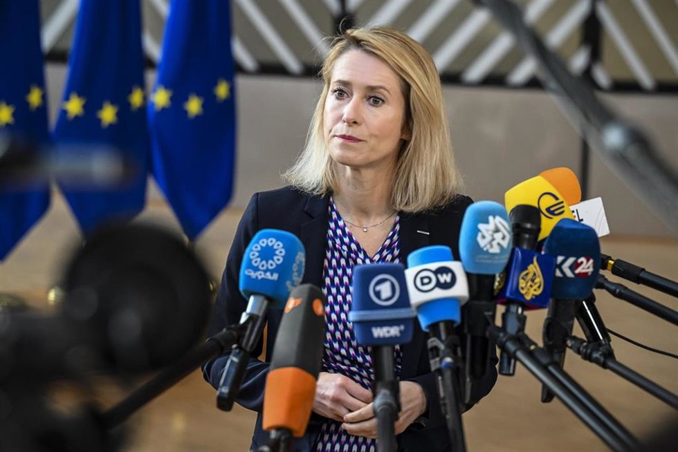 Archivo - La Alta Representante de la UE para Política Exterior, Kaja Kallas.