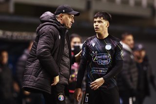 iFutbol, Audax Italiano vs Palestino Fecha 2, Copa Chile 2026. ElÊentrenadorÊde Audax Italiano Pablo Alvarez es fotografiado durante el partido de Copa Chile contra Palestino realizado en el estadio Bicentenario de La Florida Santiago,