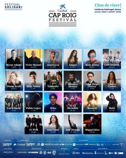 Cartel del Cap Roig Festival 2026