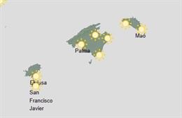 El tiempo hoy, viernes 3 de julio, en Baleares.