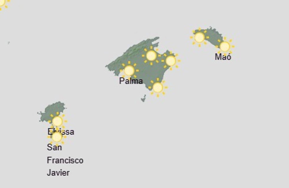 El tiempo hoy, viernes 3 de julio, en Baleares.