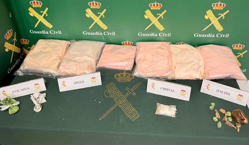Imagen del material interceptado