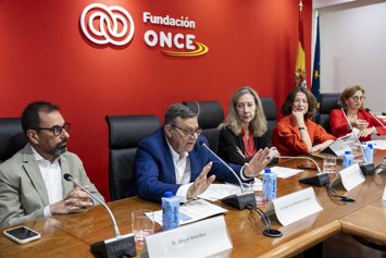 Participantes de la jornada celebrada en Fundación ONCE bajo el título 'Real Work Programa RADIA'.
