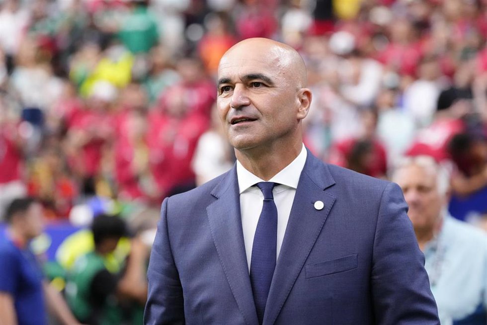 El seleccionador de Portugal, Roberto Martinez, en un partido del Mundial 2026