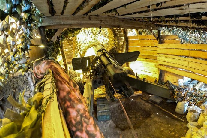 Archivo - Militares del Ejército de Rusia en la provincia ucraniana de Jersón, parcialmente ocupada en el marco de la invasión desatada en febrero de 2022 (archivo)
