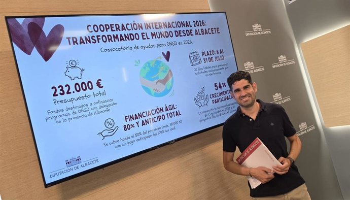 Presentación de la convocatoria de ayudas para Cooperación Internacional de la Diputación de Albacete.