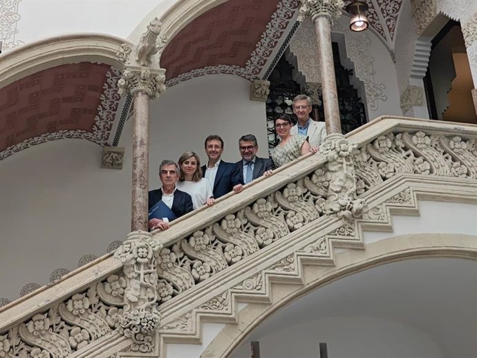 Los responsables científicos del proyecto, de los centros implicados y de la Fundación La Caixa