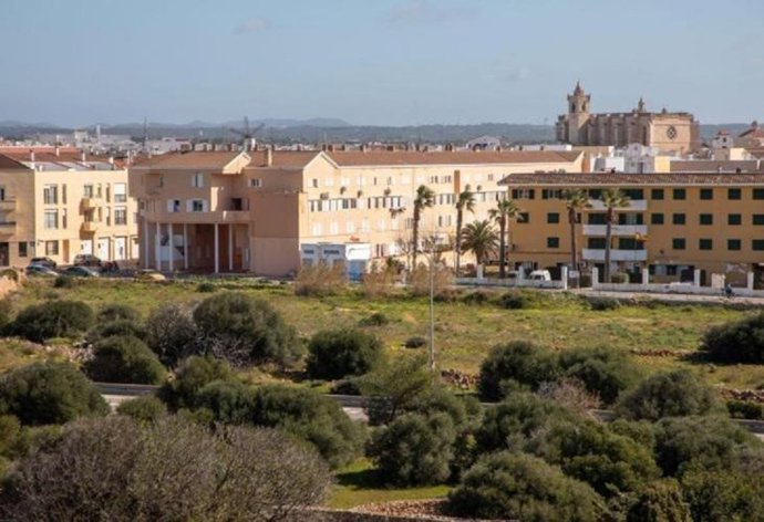 Imagen del solar cedido en Ciutadella