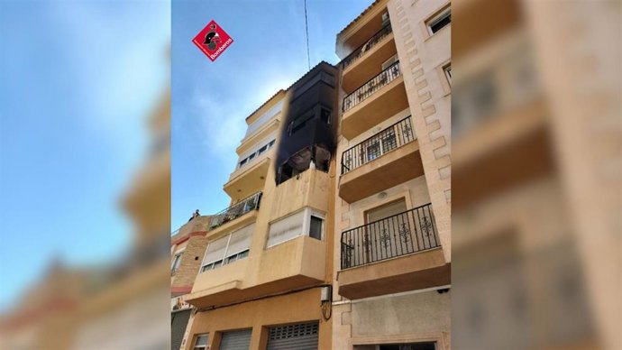 Incendio en una vivienda de Callosa d'en Sarrià