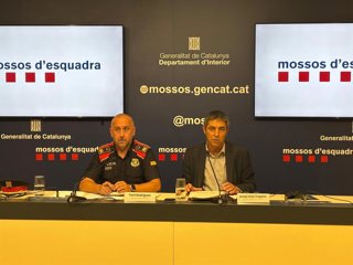 Rodríguez i Trapero en la roda de premsa aquest divendres