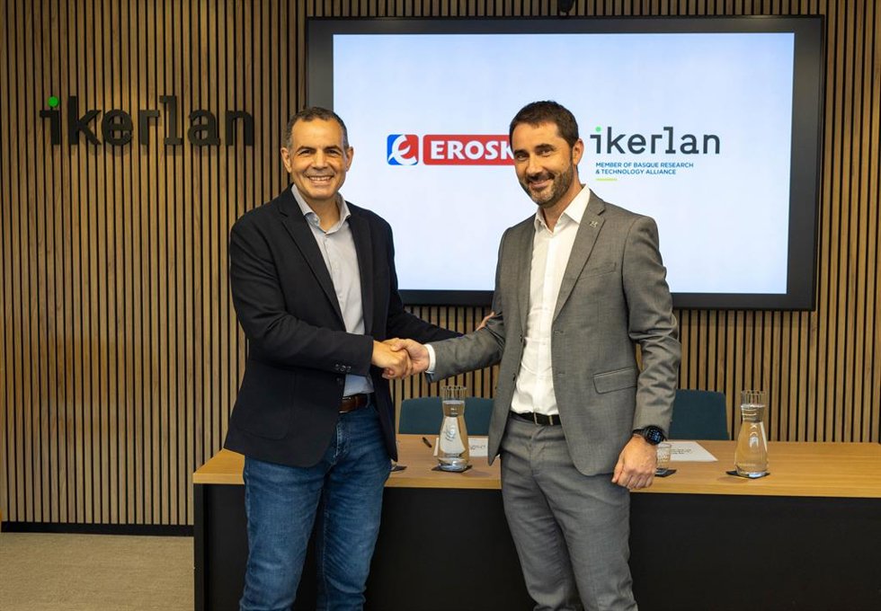 Eroski e Ikerlan firman un acuerdo para "liderar la innovacion tecnológica" en la distribución alimentaria