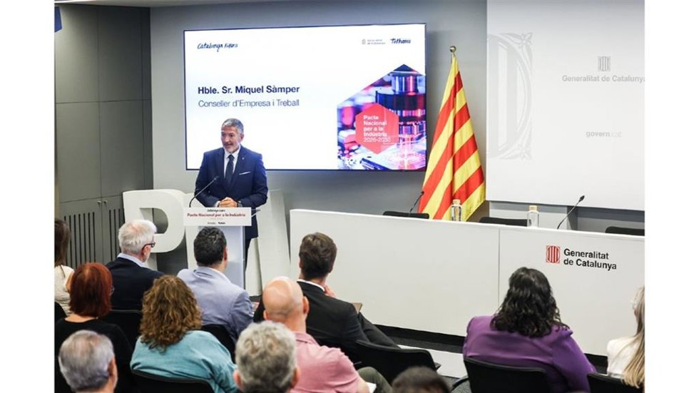 El conseller de Empresa y Trabajo de la Generalitat, Miquel Spamper.