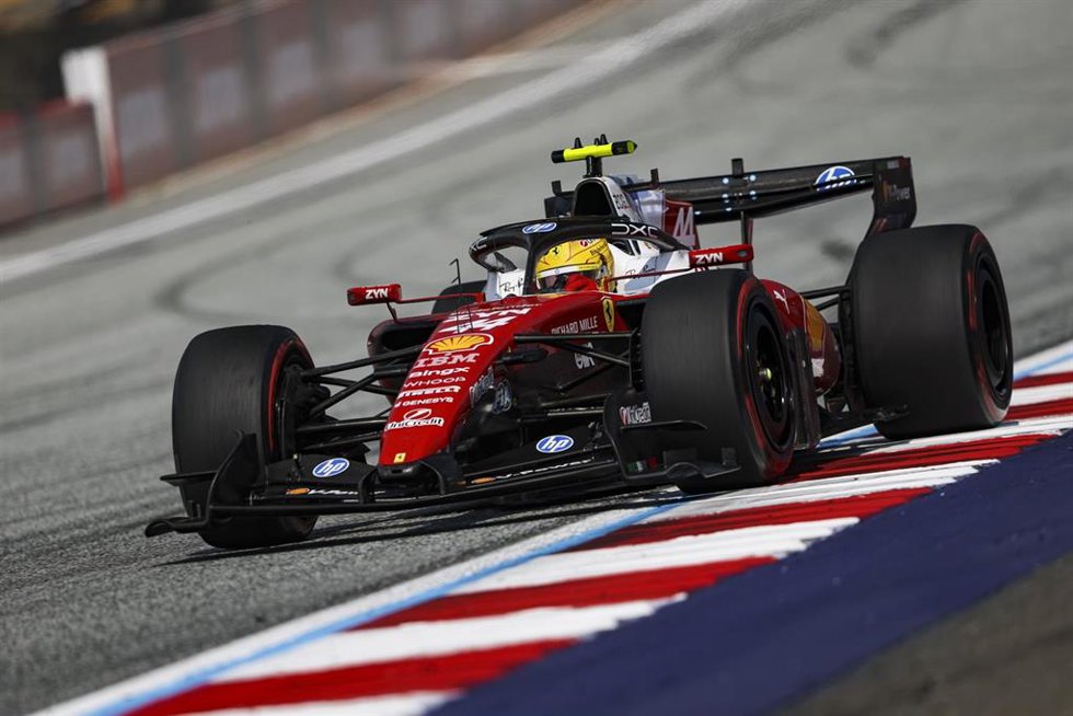 El piloto inglés Lewis Hamilton (Ferrari), en el GP de Austria 2026.