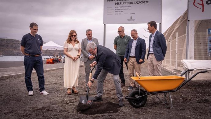 Inician la ampliación del contradique del Puerto de Tazacorte (La Palma) para reforzar su seguridad y operatividad