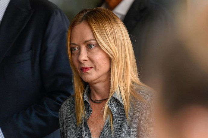 La primera ministra italiana, Giorgia Meloni. 