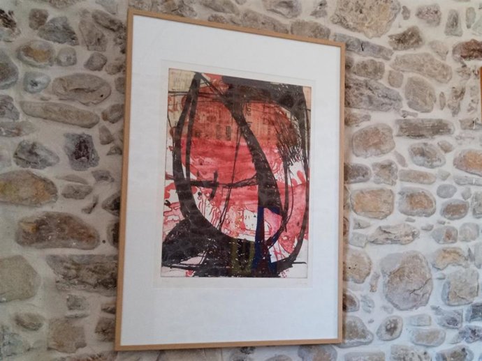 Una de las obras de la colección gráfica del ILC que se expondá en la Casa del Pueblo de San Martín de la Tercia.