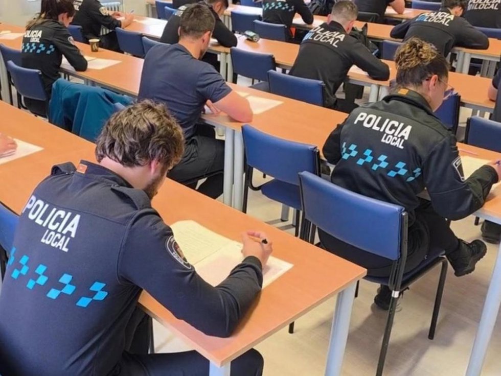 Últimas pruebas de selección de policías locales coordinadas desde la Dirección General de Interior del Gobierno de Aragón.