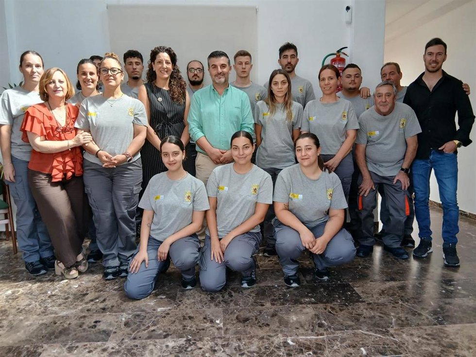 Inauguración del proyecto de formación en Jabalquinto.