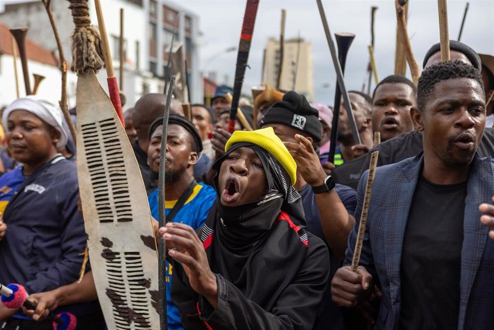 Protestas contra la migración en Sudáfrica, a 30 de julio de 2026 