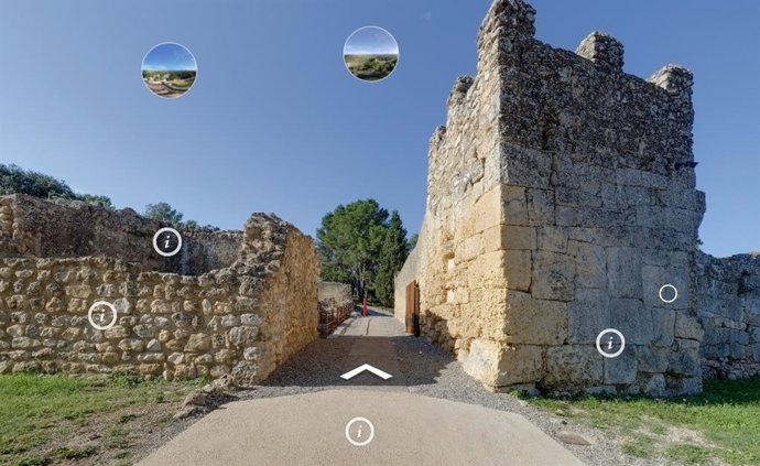 Visita virtual al conjunto monumental de Olèrdola