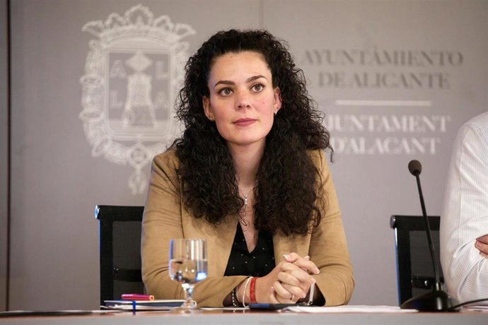 La portavoz del equipo de gobierno del Ayuntamiento de Alicante, Cristina Cutanda, en una imagen de archivo