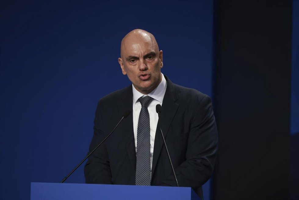 Archivo - El juez del Supremo Tribunal Federal (STF) de Brasil Alexandre de Moraes