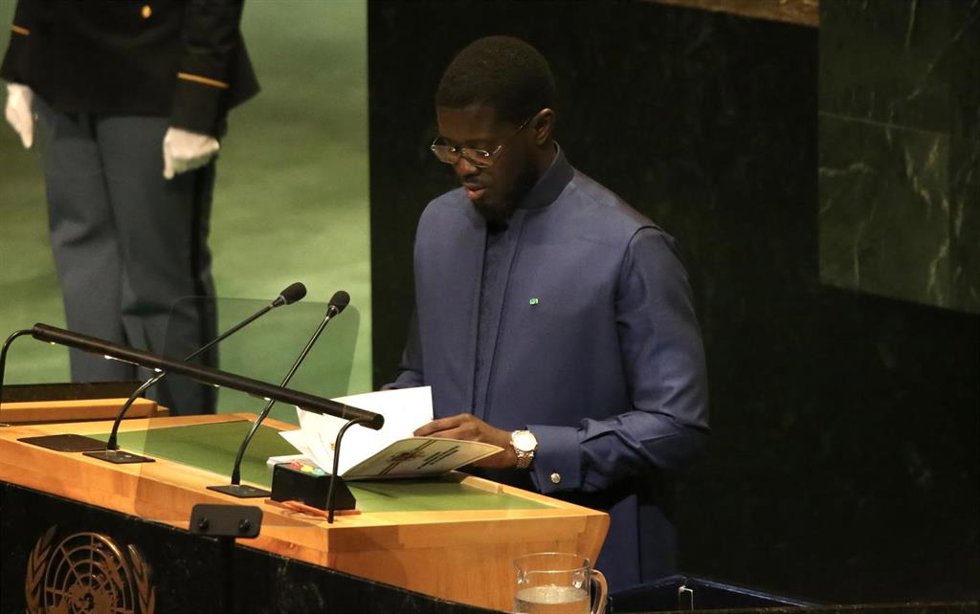 Archivo - EL presidente de Senegal, Bassirou Diomaye Faye