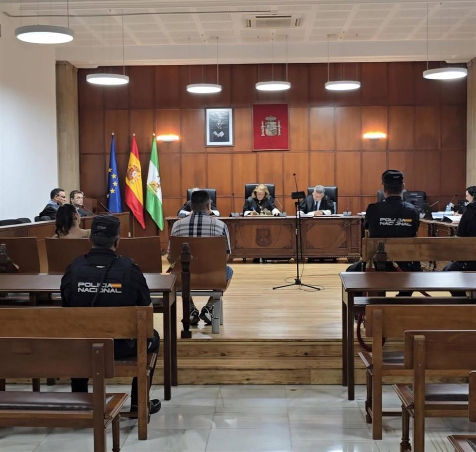 Los acusados durante el juicio celebrado el pasado 1 de julio en la Audiencia de Jaén