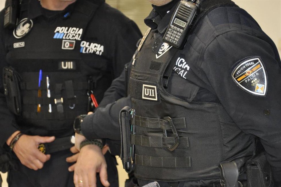 Agentes de la Policía Local de Palma.
